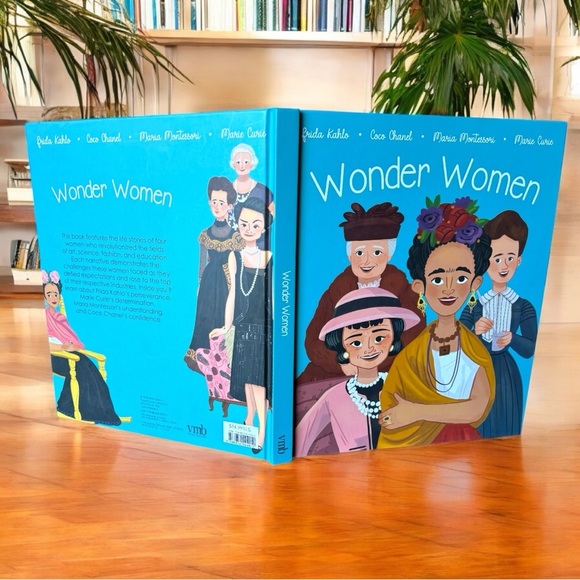 WONDER WOMEN Illustrated Hardcover Book | Frida Kahlo, Coco Chanel, Marie Curie - Picture 3 of 11